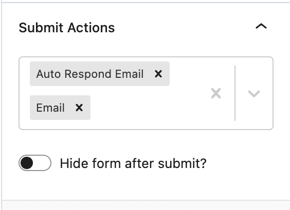 Kadence Form Adv - Submit Actions
